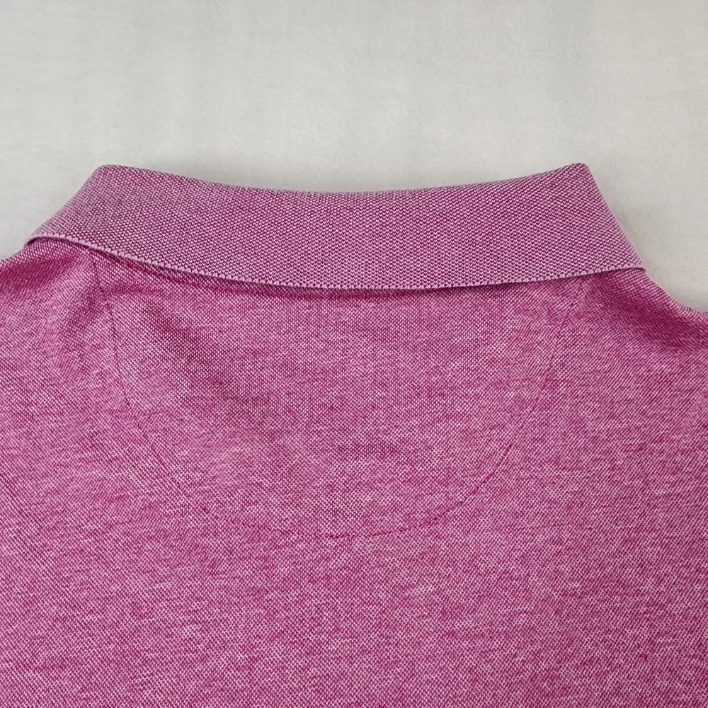 Vineyard Vines Pink Polo Shirt Mens XXL Short Sleeve Whale Logo Edgartown - Picture 8 of 8
